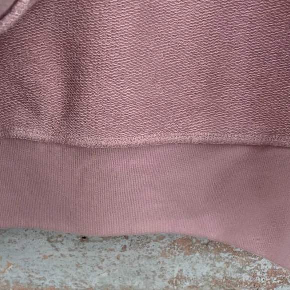 COS Pink Sweatshirt Dusty Rose Oversized Crew Neck Drop Sleeve Sweater - Picture 12 of 14